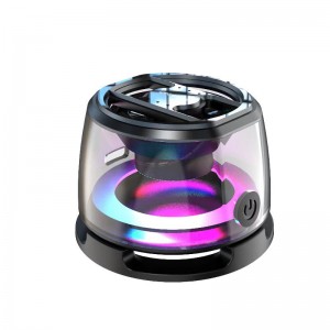 XZQ – M-100 New Outdoor Stereo Wireless Dj Party Mini RGB Smart Portable Gaming Colorful LED Speaker