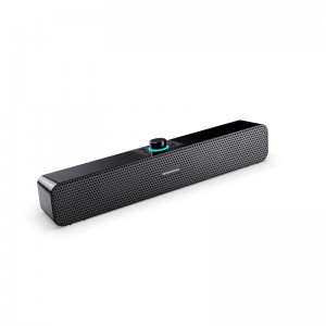 XZQ – A6S Professional Portable USB Card Wireless Audio BT Speaker Computer Category sound bar LED Light Speaker Desktop Speaker