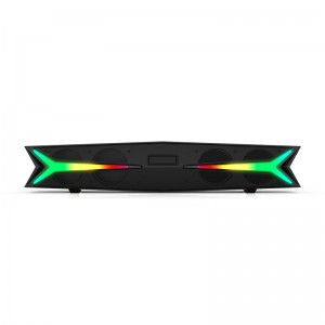 XZQ – Q8 New Portable Bluetooth SoundBar Speaker With Cool RGB lights 10Watts Stereo Sound for outdoor and indoor