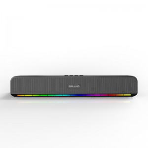 XZQ – Q9 New stylish SoundBar Speaker With Cool RGB lights 10Watts Stereo Sound for PC