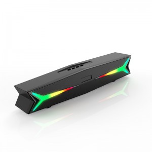 XZQ – Q8 New Portable Bluetooth SoundBar Speaker With Cool RGB lights 10Watts Stereo Sound for outdoor and indoor