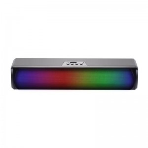 XZQ – Q4 Professional Portable Wireless Audio BT Speaker Computer Category sound bar LED Light Speaker Desktop Speaker