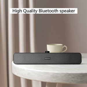 XZQ – A6S Professional Portable USB Card Wireless Audio BT Speaker Computer Category sound bar LED Light Speaker Desktop Speaker