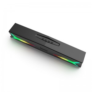 XZQ – Q8 New Portable Bluetooth SoundBar Speaker With Cool RGB lights 10Watts Stereo Sound for outdoor and indoor