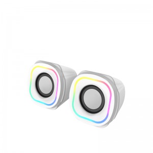 XZQ-G1  Computer Speakers with 6 colorful RGB Lights for Desktop