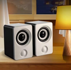 XZQ-X9 Computer Speakers with 6 colorful RGB Lights for Desktop